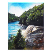 Acrylverf Tahquamenon-Herfsten | Fotoafdrukken Foto Afdruk (Voorkant)