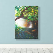 Acrylverf | Verpakt Canvas (Insitu (Houten vloer))