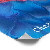 Acrylverf voor lava-ontwerp CherysArt Poster (Hoek)