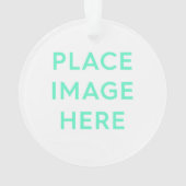 Acrylversiering, cirkelvormig ornament (achterkant)