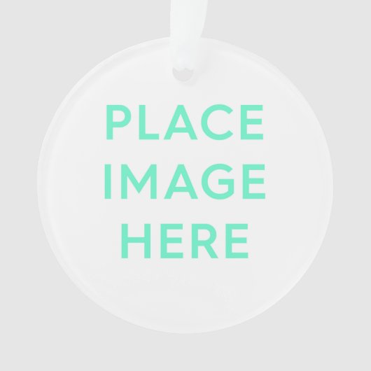 Acrylversiering, cirkelvormig ornament (voorkant)