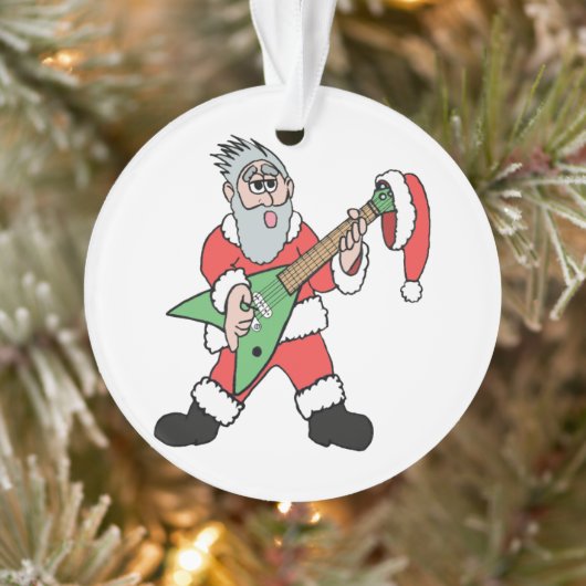 Acrylversiering met kerstman! ornament (Boom)