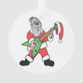 Acrylversiering met kerstman! ornament (voorkant)