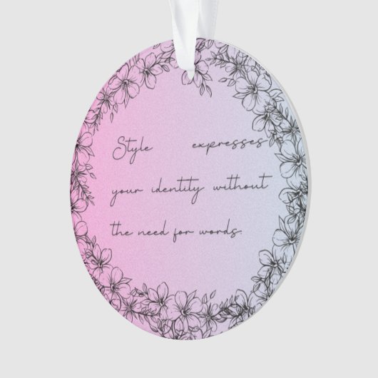 Acrylversiering Ornament (voorkant)