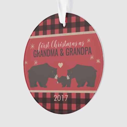 Acrylversiering van gepersonaliseerde gespeelde Gr Ornament (voorkant)