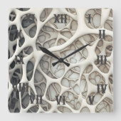 Acrylvezel Vierkante Klok (Voorkant)