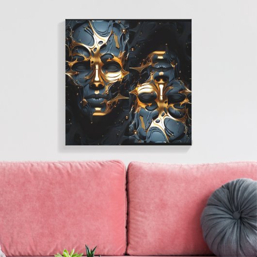 Acrylwand Canvas Afdruk (Insitu (Woonkamer))