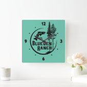 Acrylwand Klock Truck Green Vierkante Klok (Huis)