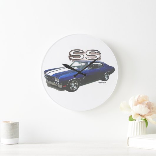 Acrylwandklok 1970 CHEVELLE SS Grote Klok (Huis)