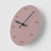 Acrylwandklok "De tijd is nu" Ronde Klok (Hoek)