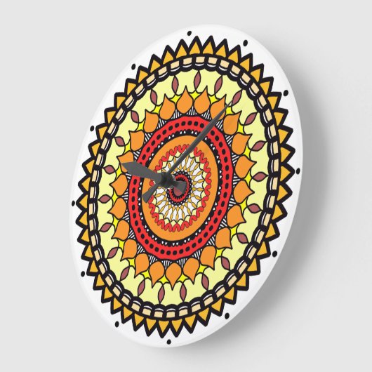 acrylwandklok grote klok (Hoek)