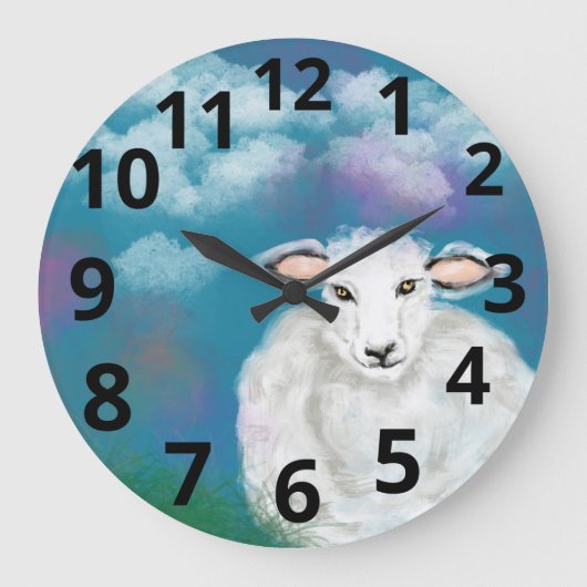 acrylwandklok grote klok (Voorkant)