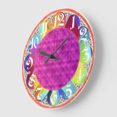 acrylwandklok grote klok (Hoek)