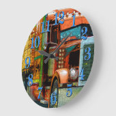 acrylwandklok grote klok (Hoek)