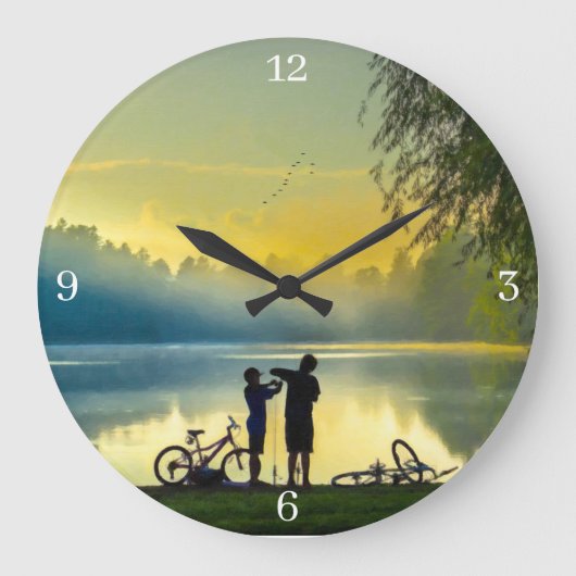 acrylwandklok grote klok (Voorkant)