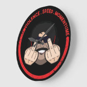 acrylwandklok grote klok (Hoek)