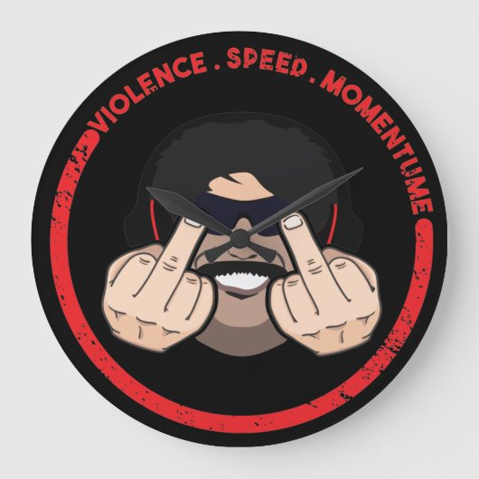 acrylwandklok grote klok (Voorkant)