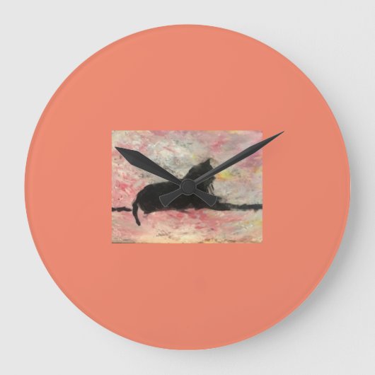 acrylwandklok grote klok (Voorkant)