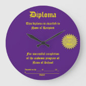 acrylwandklok grote klok (Voorkant)