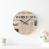 Acrylwandklok (krant) grote klok (Huis)