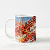 Acrylwandklok met roller onderzetter Watch Koffiemok (Links)