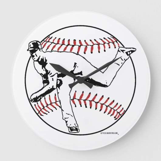 Acrylwandklok, rond (groot) grote klok (Voorkant)