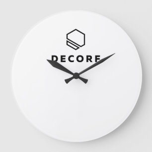 Acrylwandklok rond (groot) grote klok