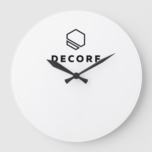 Acrylwandklok rond (groot) grote klok (Voorkant)