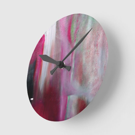 Acrylwandklok rond (medium) 12 ronde klok (Hoek)