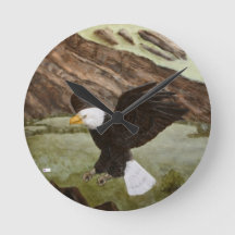 Acrylwandklok rond (medium) 18