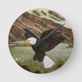 Acrylwandklok rond (medium) 18 ronde klok