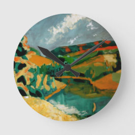 Acrylwandklok rond (medium) 6 ronde klok