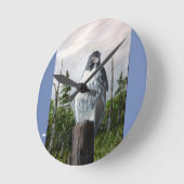 Acrylwandklok rond (medium) 8 ronde klok (Hoek)