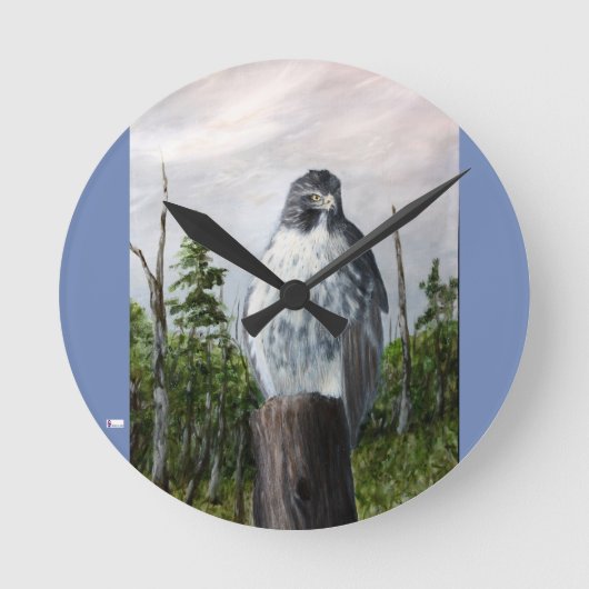 Acrylwandklok rond (medium) 8 ronde klok (Voorkant)