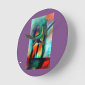 Acrylwandklok rond (medium) 9 ronde klok (Hoek)