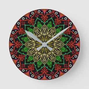 Acrylwandklok, rond (medium) ronde klok