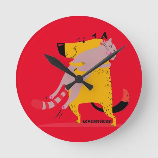 acrylwandklok ronde klok (Voorkant)
