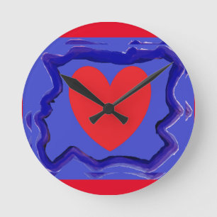 acrylwandklok ronde klok