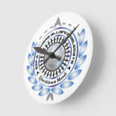 acrylwandklok ronde klok (Hoek)