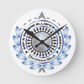 acrylwandklok ronde klok