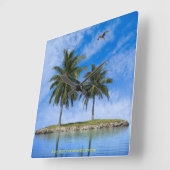 acrylwandklok vierkante klok (Hoek)