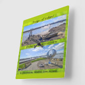 acrylwandklok vierkante klok (Hoek)