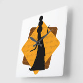 acrylwandklok vierkante klok (Hoek)