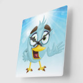 acrylwandklok vierkante klok (Hoek)