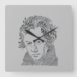 acrylwandklok vierkante klok