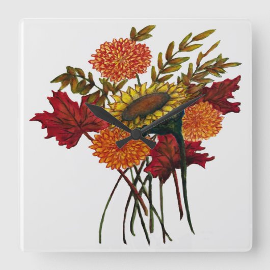 acrylwandklok vierkante klok (Voorkant)