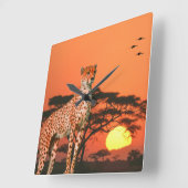 acrylwandklok vierkante klok (Hoek)