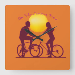 acrylwandklok vierkante klok