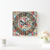 acrylwandklok vierkante klok (Huis)