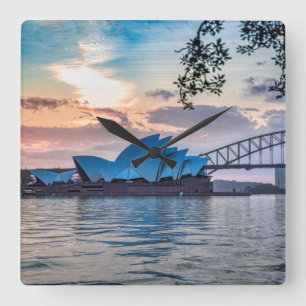 acrylwandklok vierkante klok